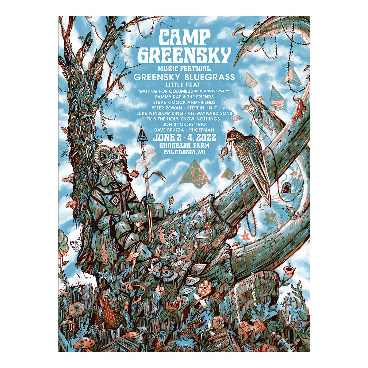 Poster - Camp Greensky 2022 - Shaman