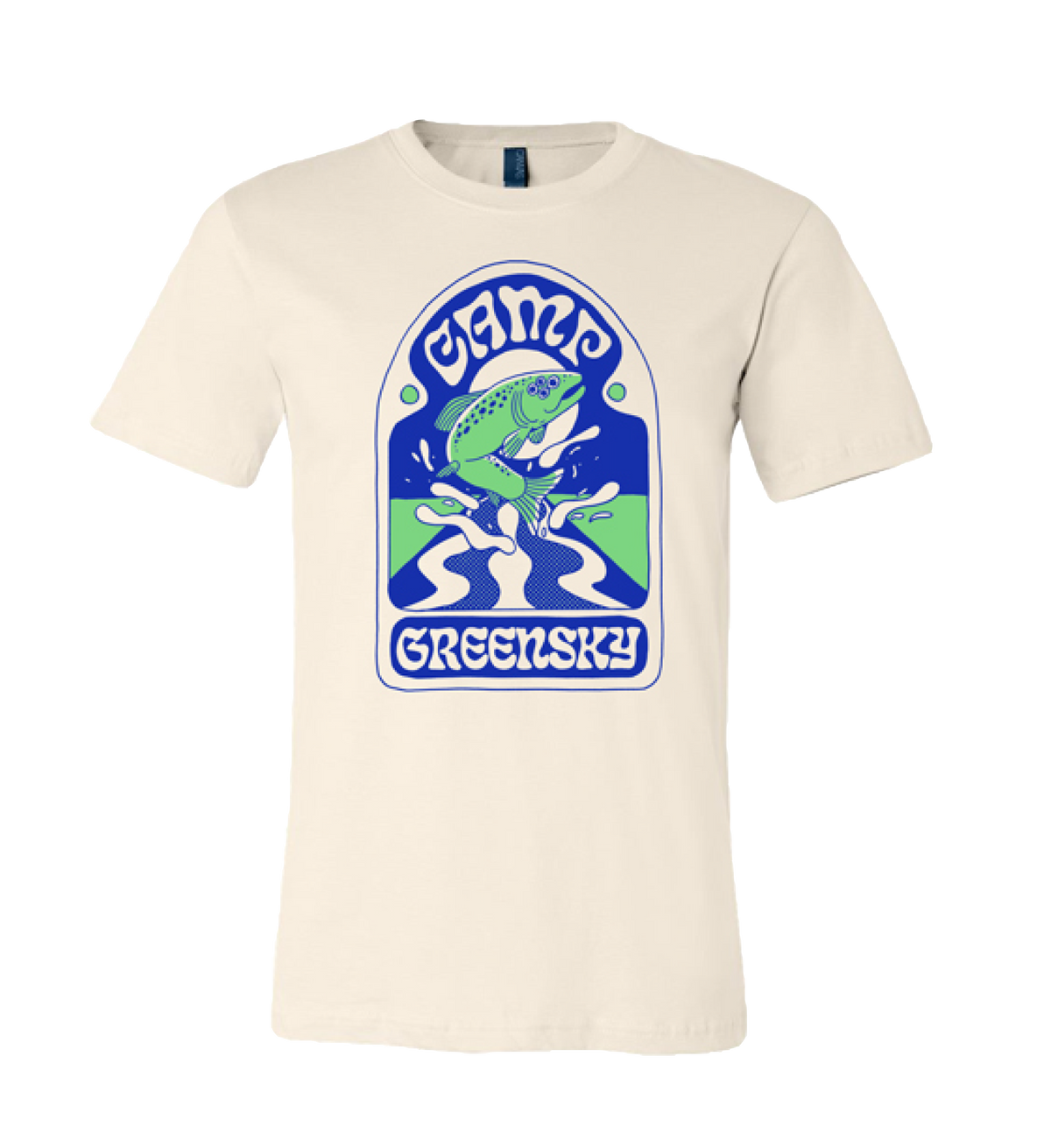 Camp Greensky Fish Tee - Natural