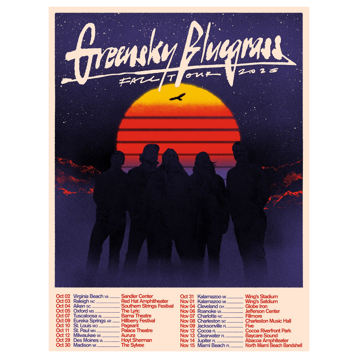 Fall 2025 Tour Poster