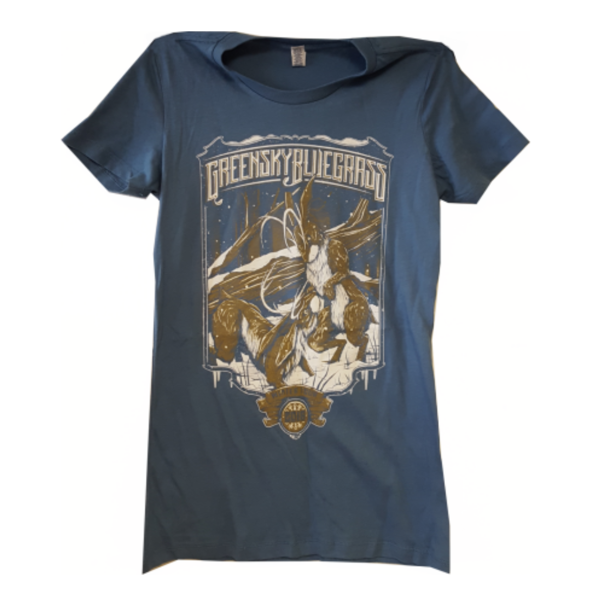 Ladies 2016 Winter Tour T-shirt (Blue)