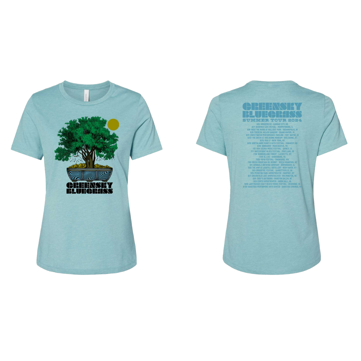 Ladies Summer Tour 2024 Bonsai T-shirt