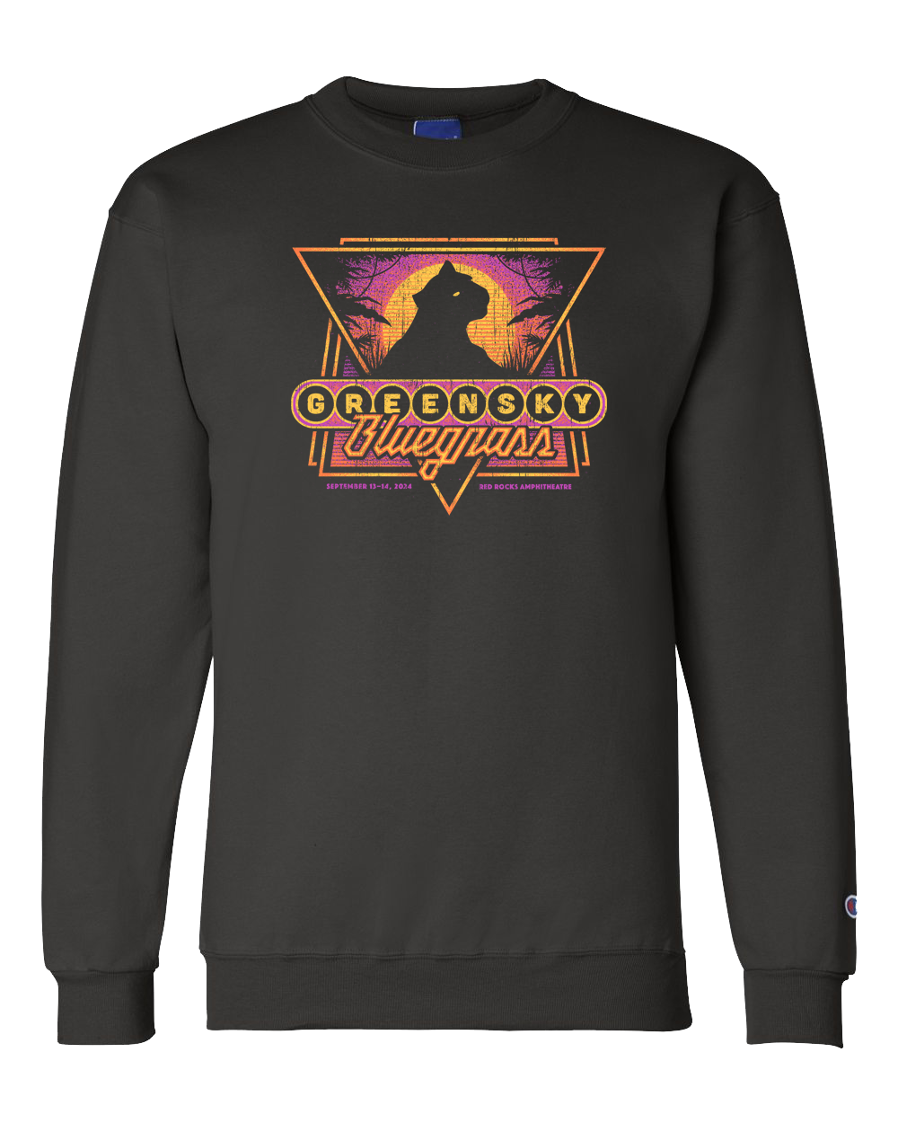 Red Rocks 2024 Panther Crewneck Sweatshirt