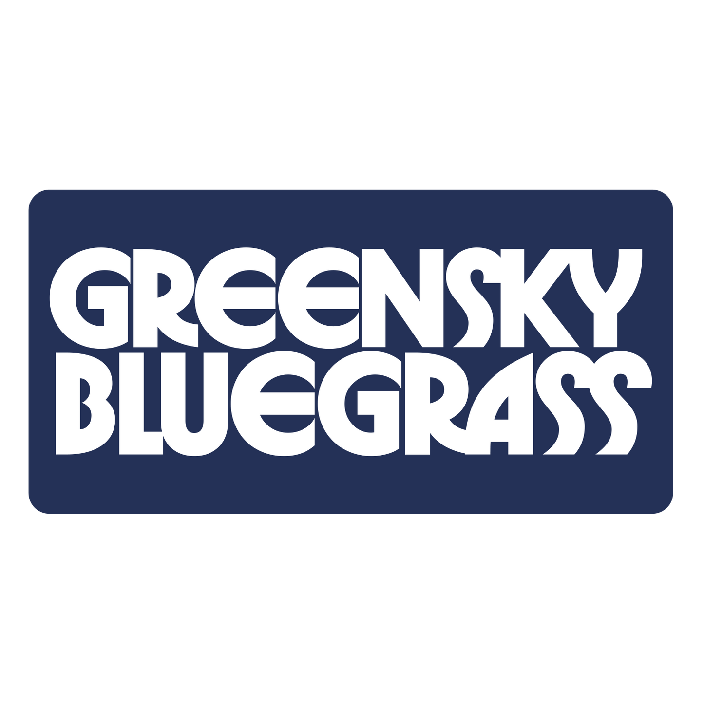 Stacked Logo Sticker