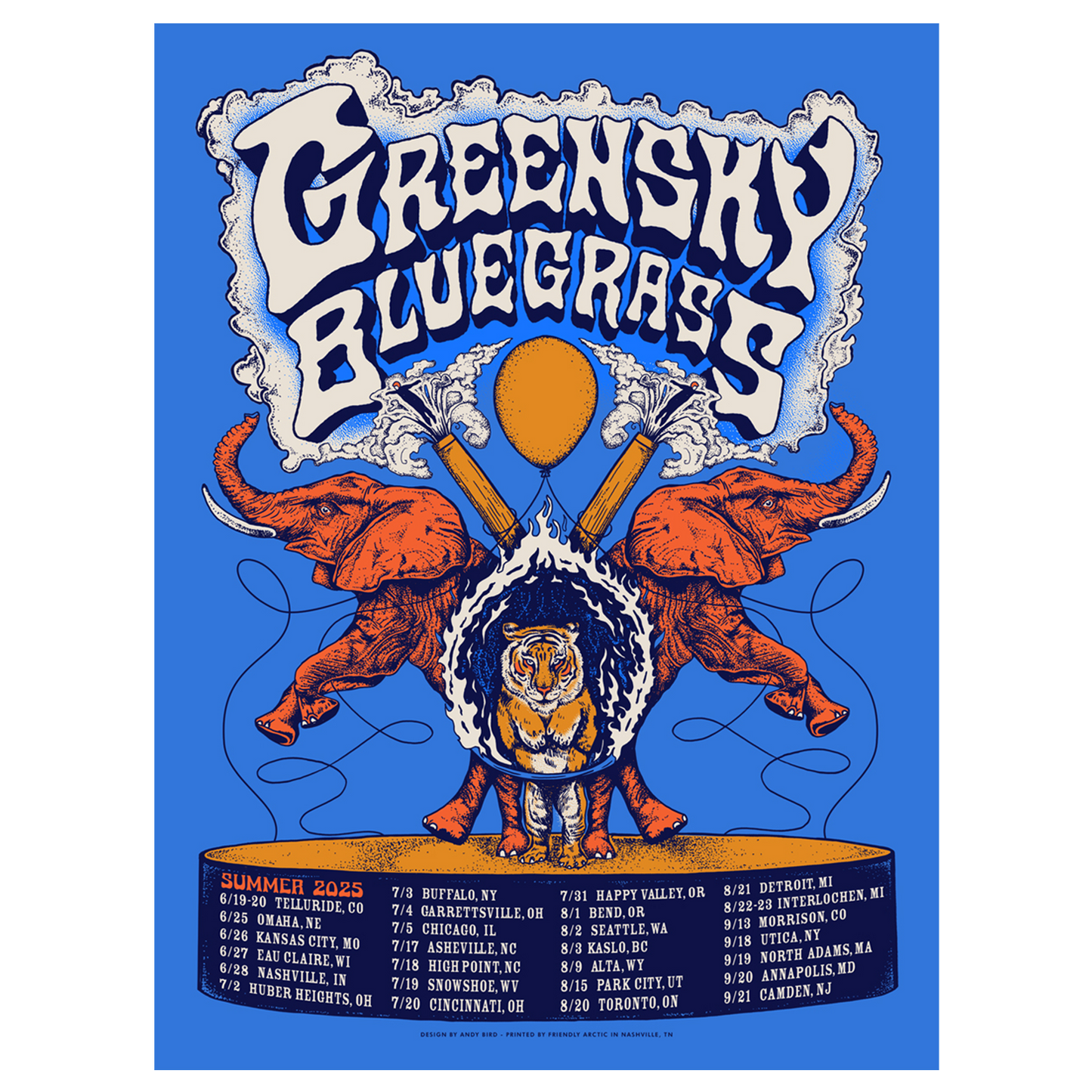 Summer 2025 Tour Poster