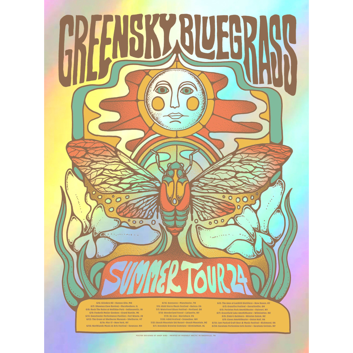 Summer Tour 2024 (FOIL) Poster