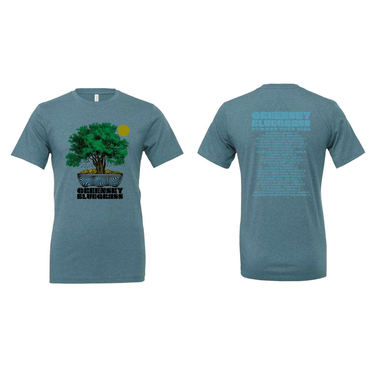 Unisex Summer Tour 2024 Bonsai T-shirt