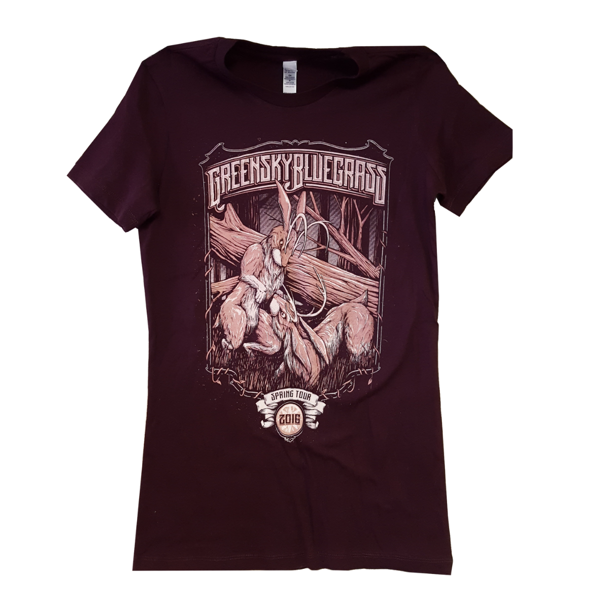 Womens 2016 Spring Tour T-shirt (Plum)
