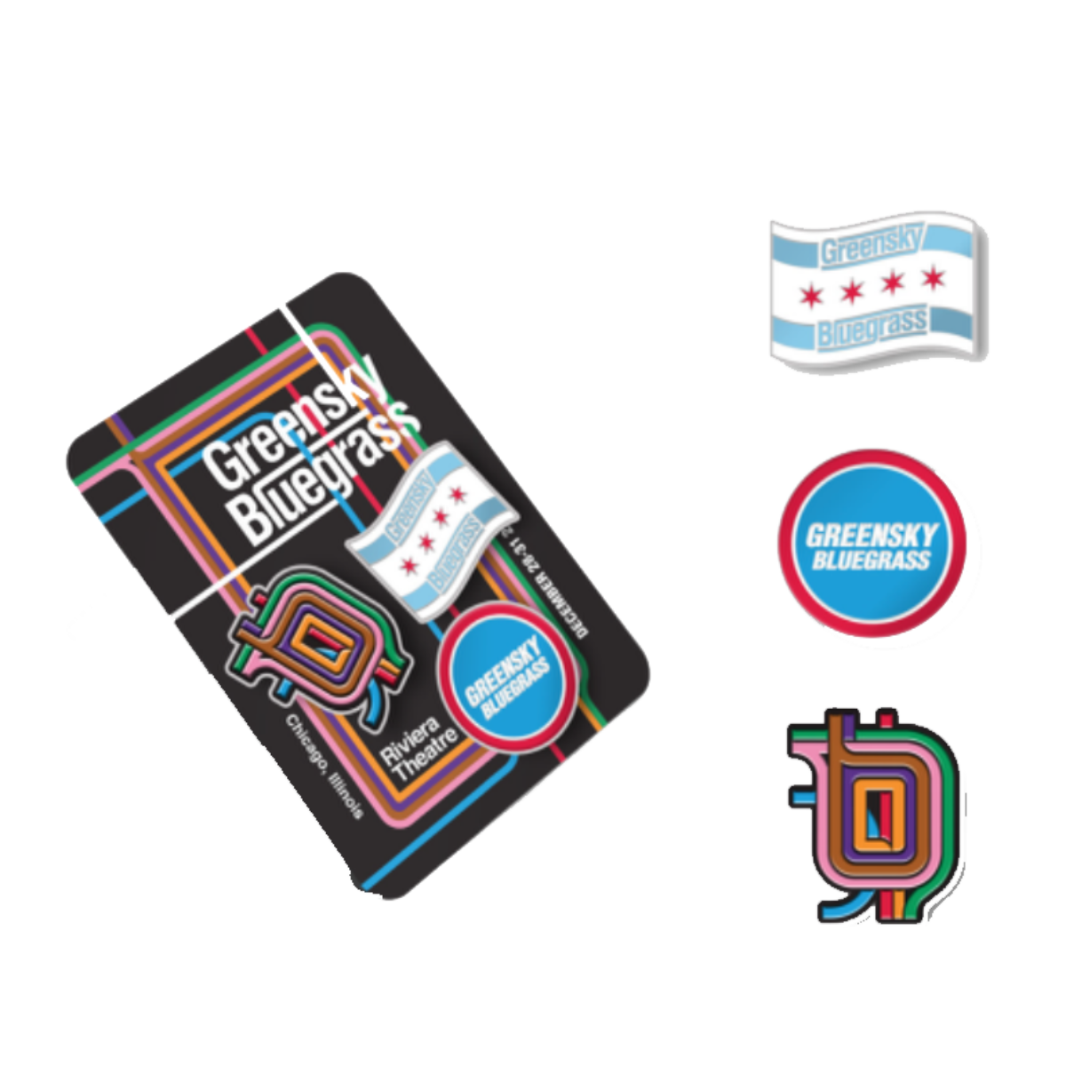 NYE 2018 Pin Set