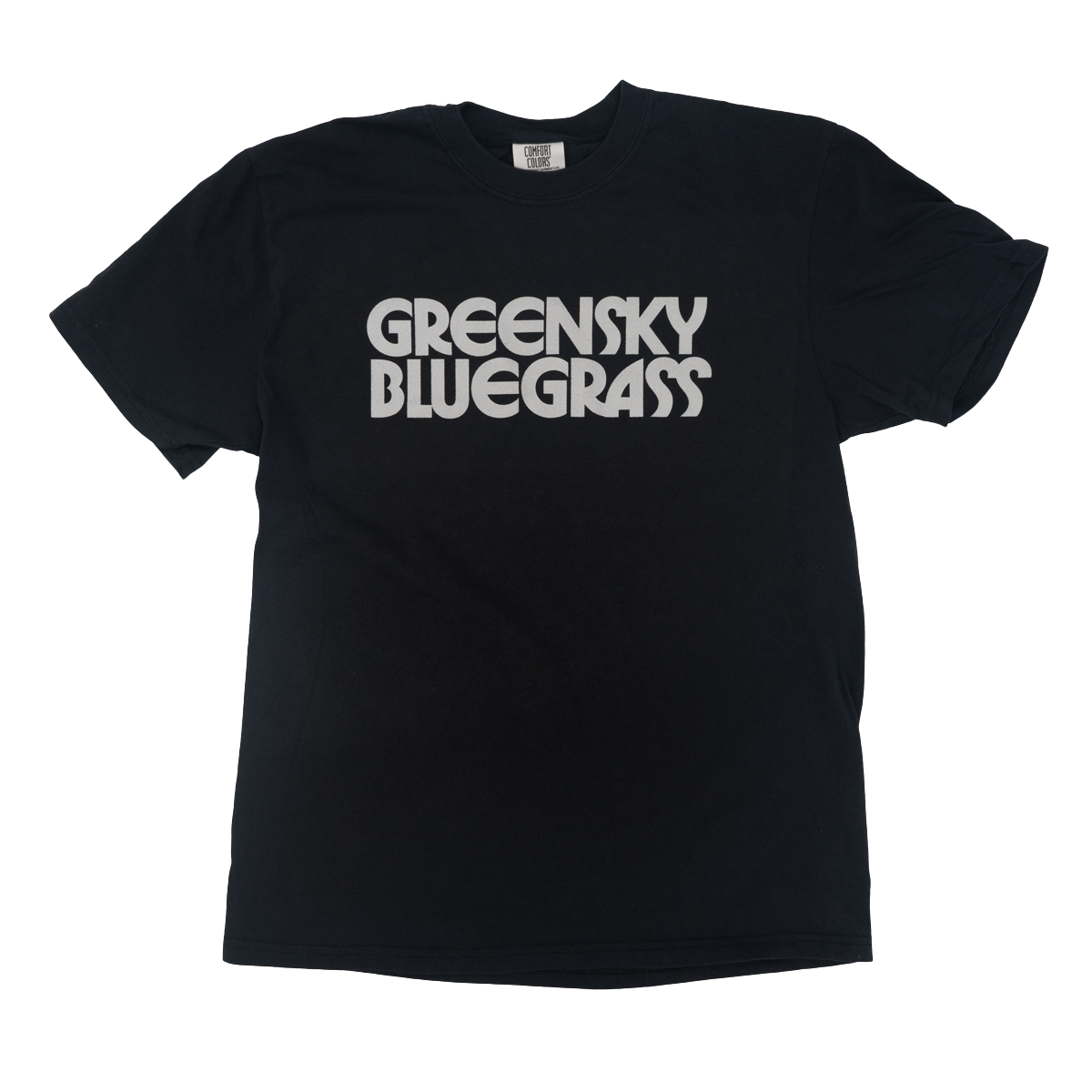 Silver Stacked Logo Tee