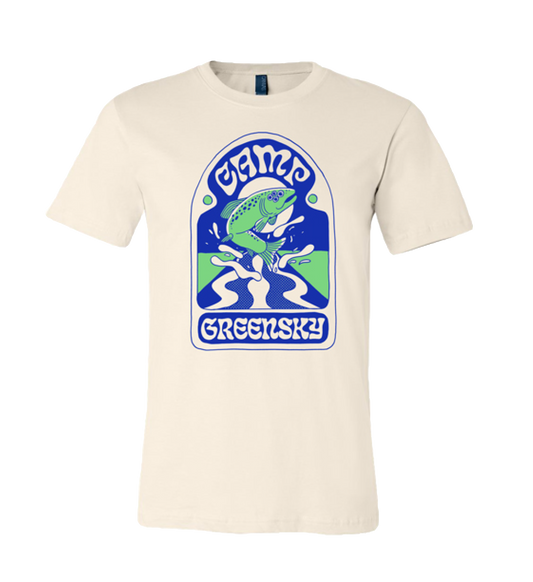 Camp Greensky Fish Tee - Natural