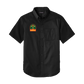 Camp Greensky Axe Logo Button Up - Black