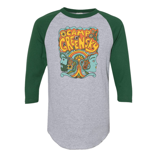 Camp Greensky Faces Raglan Tee