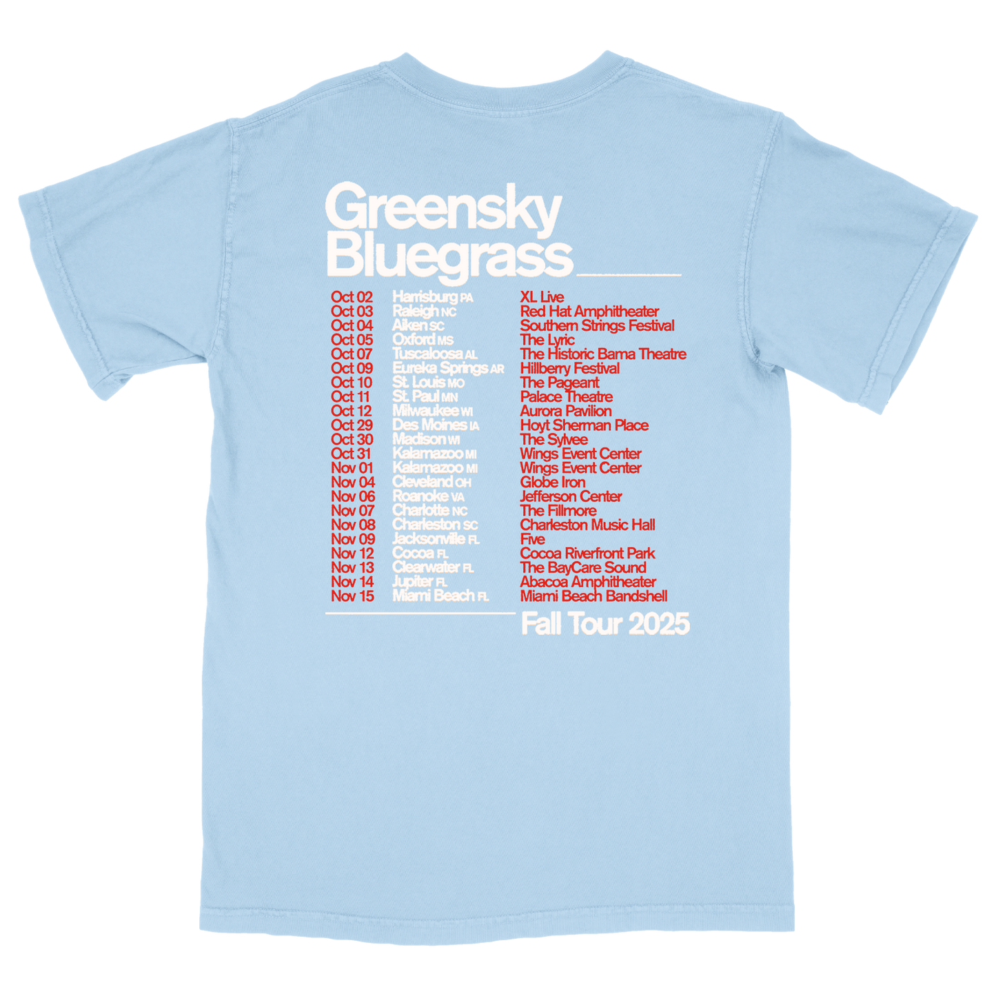 2025 Fall Tour Tee