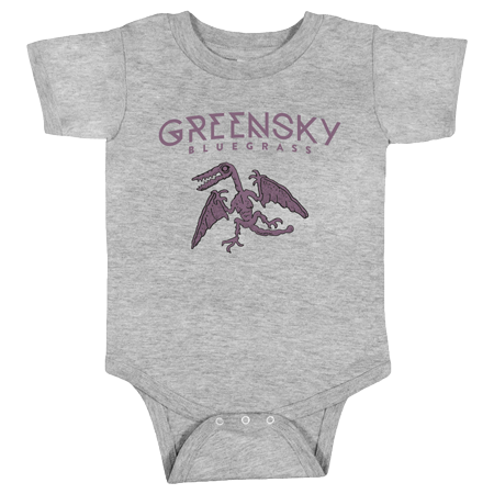 Pterodactyl Onesie - Heather Gray