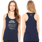Navy Triblend - Geo Design Women's Tank
