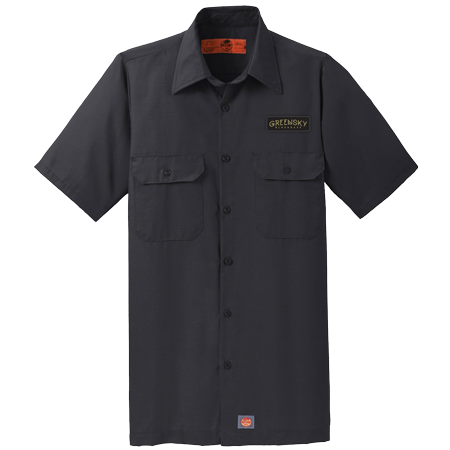 Script Patch Work Shirt - Black
