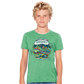 Youth Tee - Geo Design - Green