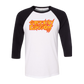 MetalGrass Raglan Tee - White / Black