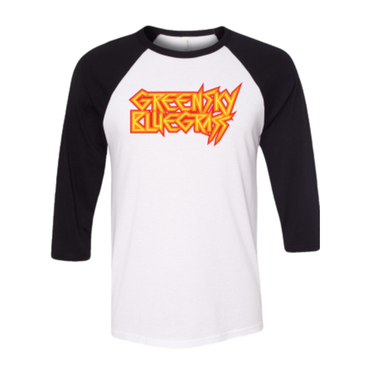 MetalGrass Raglan Tee - White / Black