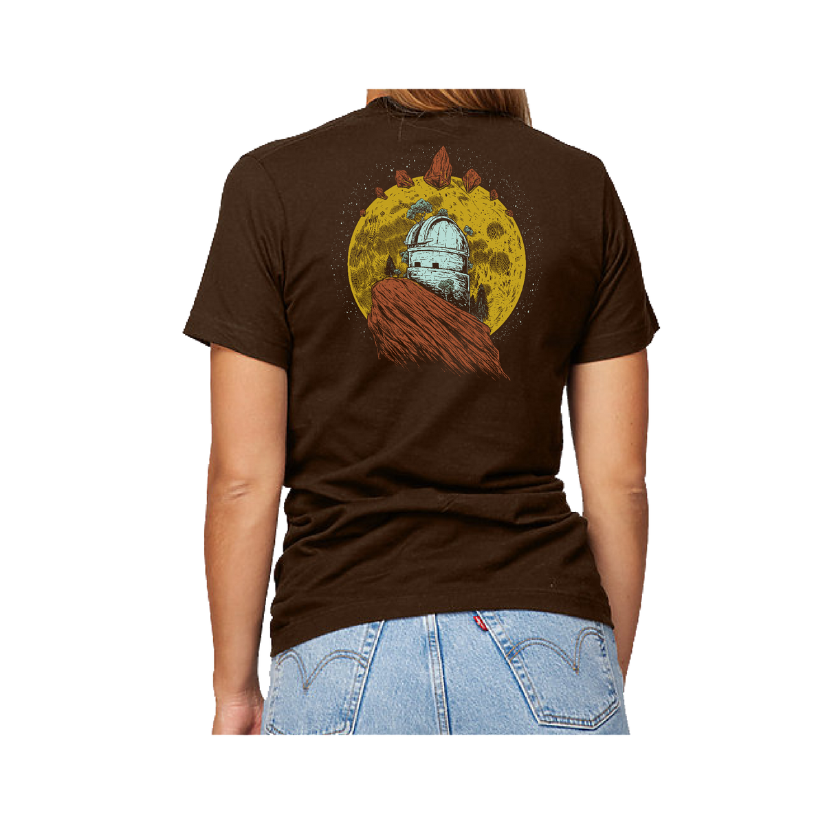 Red Rocks Unisex Tee - Brown