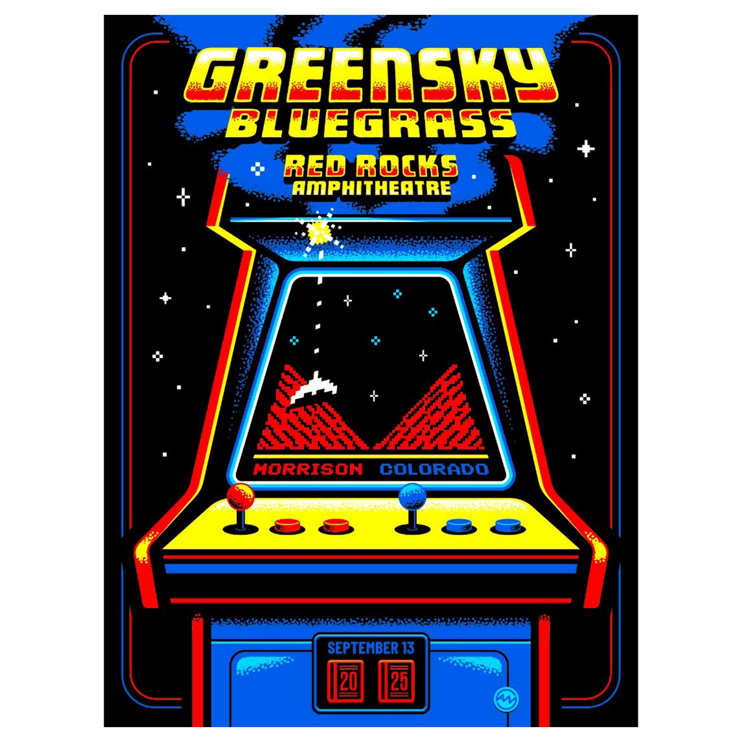 Red Rocks Limited Edition Tour Poster