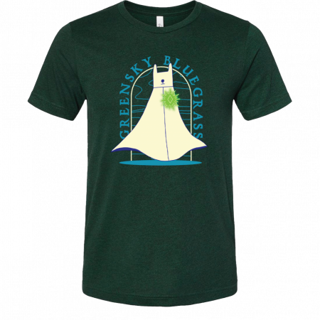 Gen Night Shadow Tee - Heather Emerald