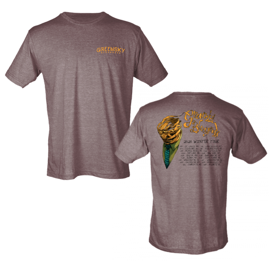 Winter 2020 Tour Tee - Heather Brown