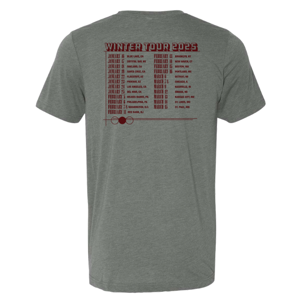 Winter 2025 Unisex Tour Eye Tee